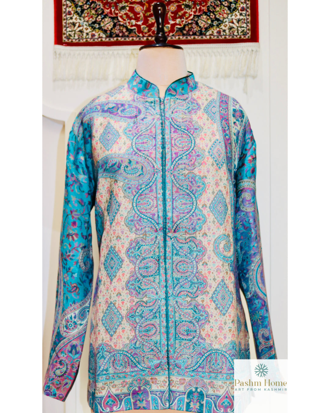 Pure Wool Kani Jamawar Short Jacket