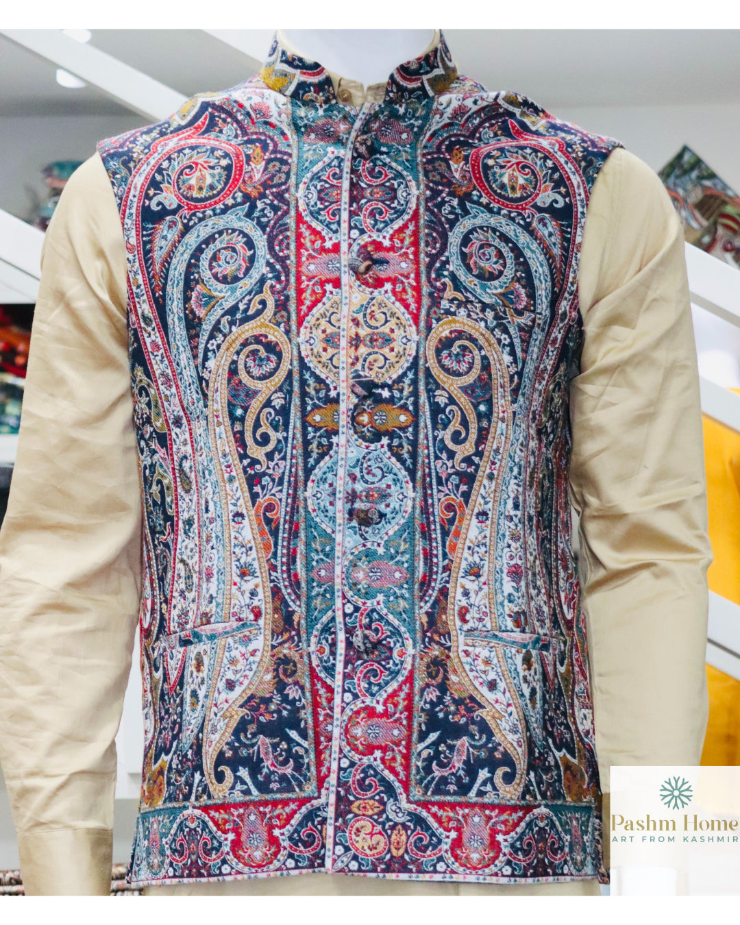 Kani Jamawar Waistcoat