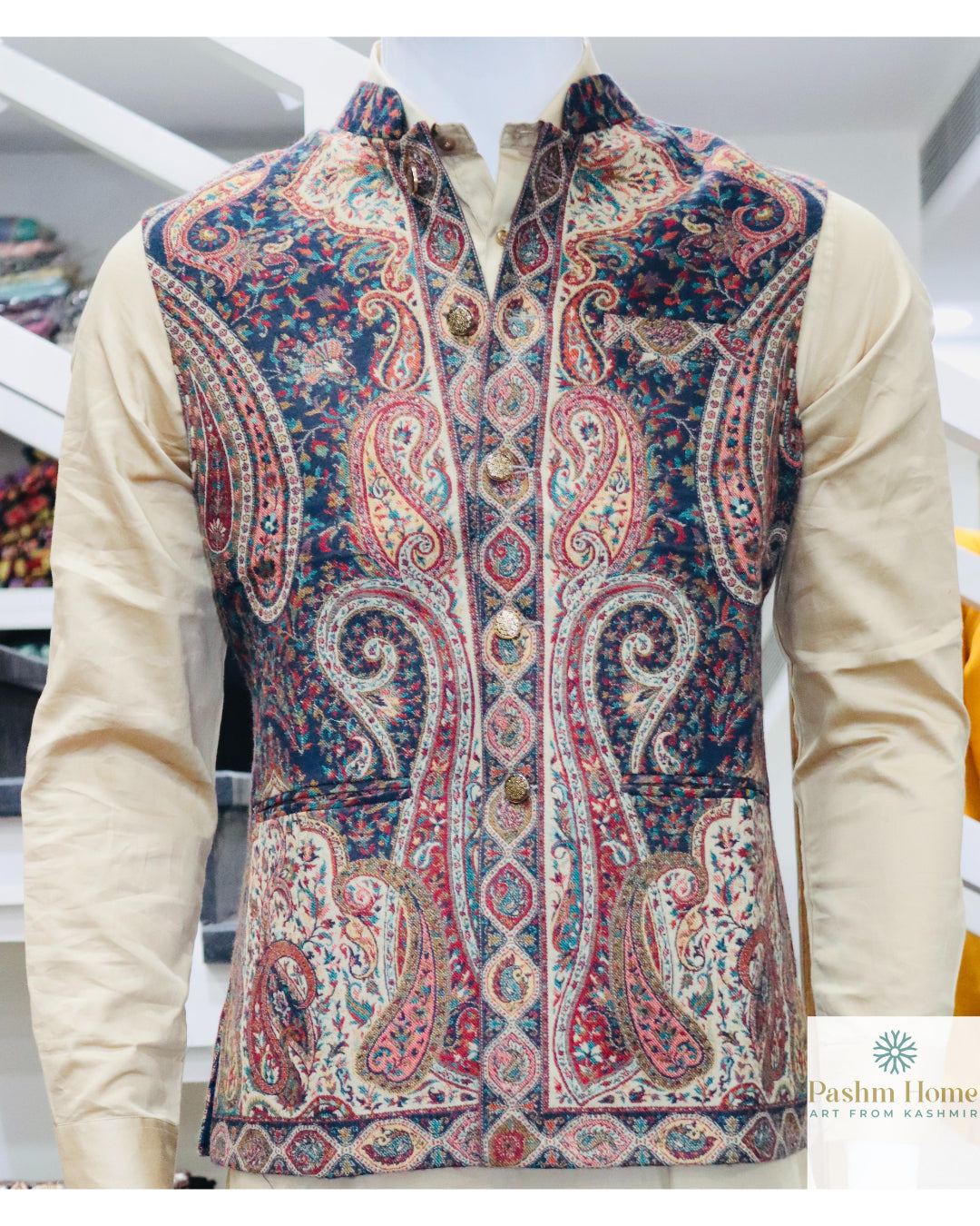 Kani Jamawar Waistcoat