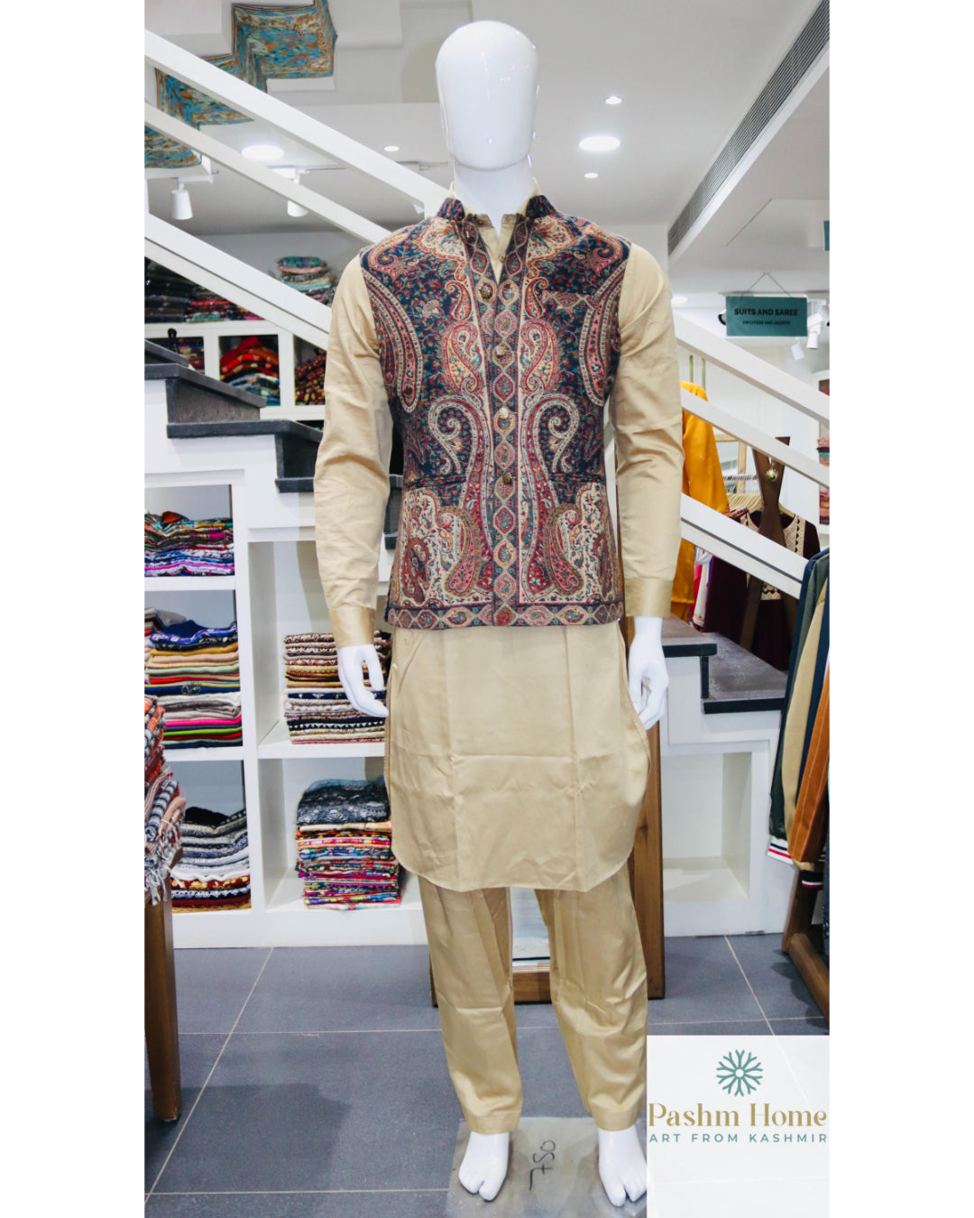 Kani Jamawar Waistcoat