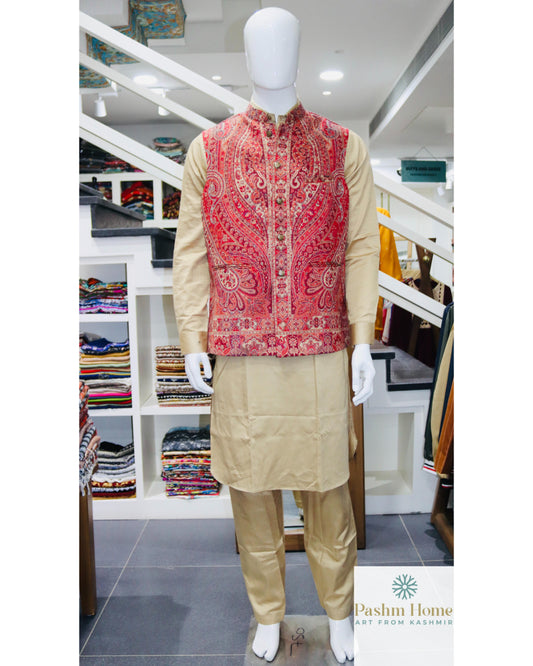 Kani Jamawar Waistcoat