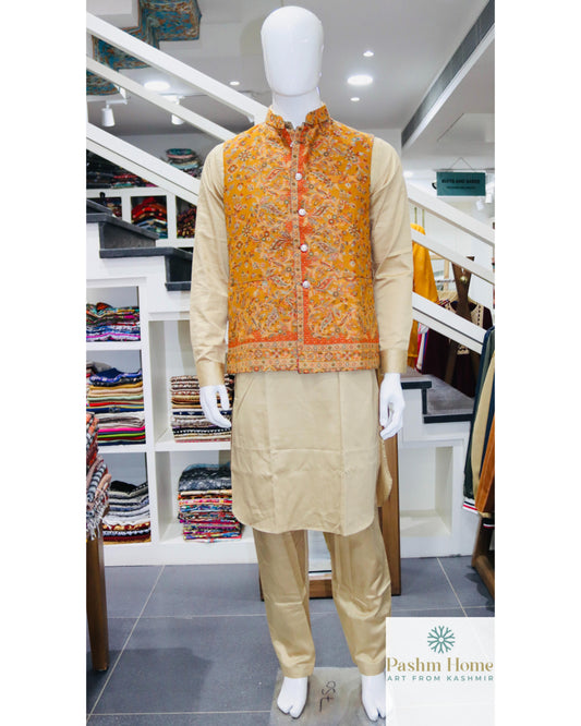 Kani Jamawar Waistcoat